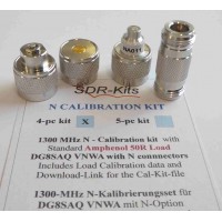 N Connector 4-pc (Male and Female) Universal Calibration Kit -  with Data
